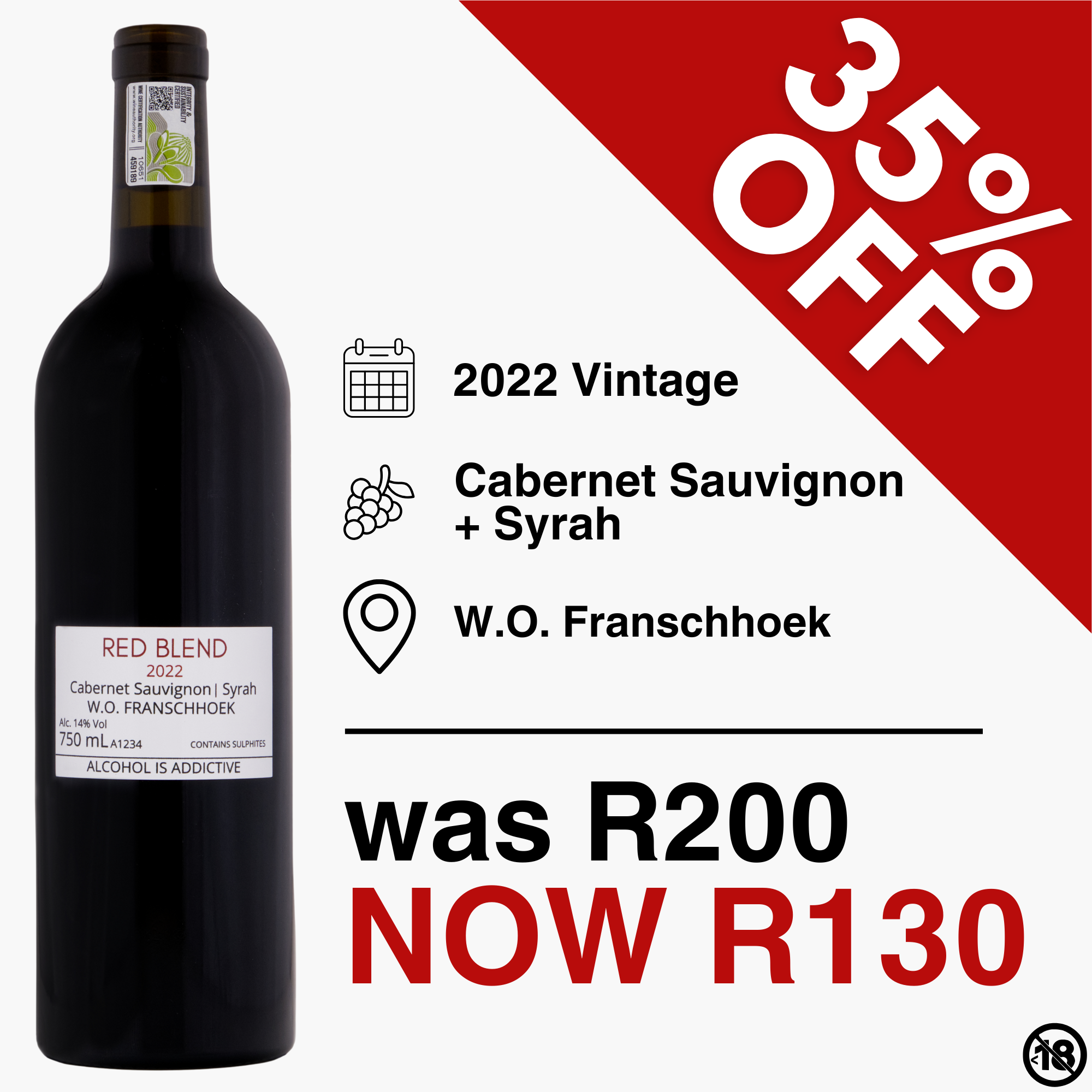 Franschhoek Red Blend 2022 – The Daily Wine