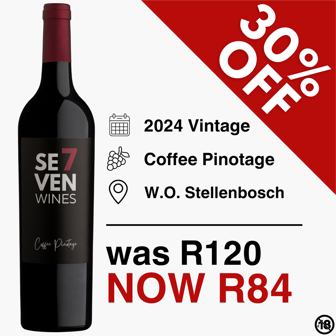 SEVEN Wines Coffee Pinotage 2024